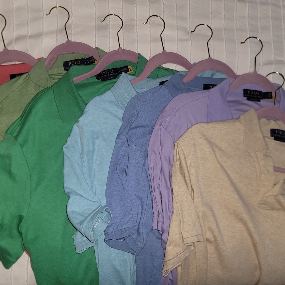 Mens Polo Ralph Lauren Men's Polo Shirts Collection (7 Large)